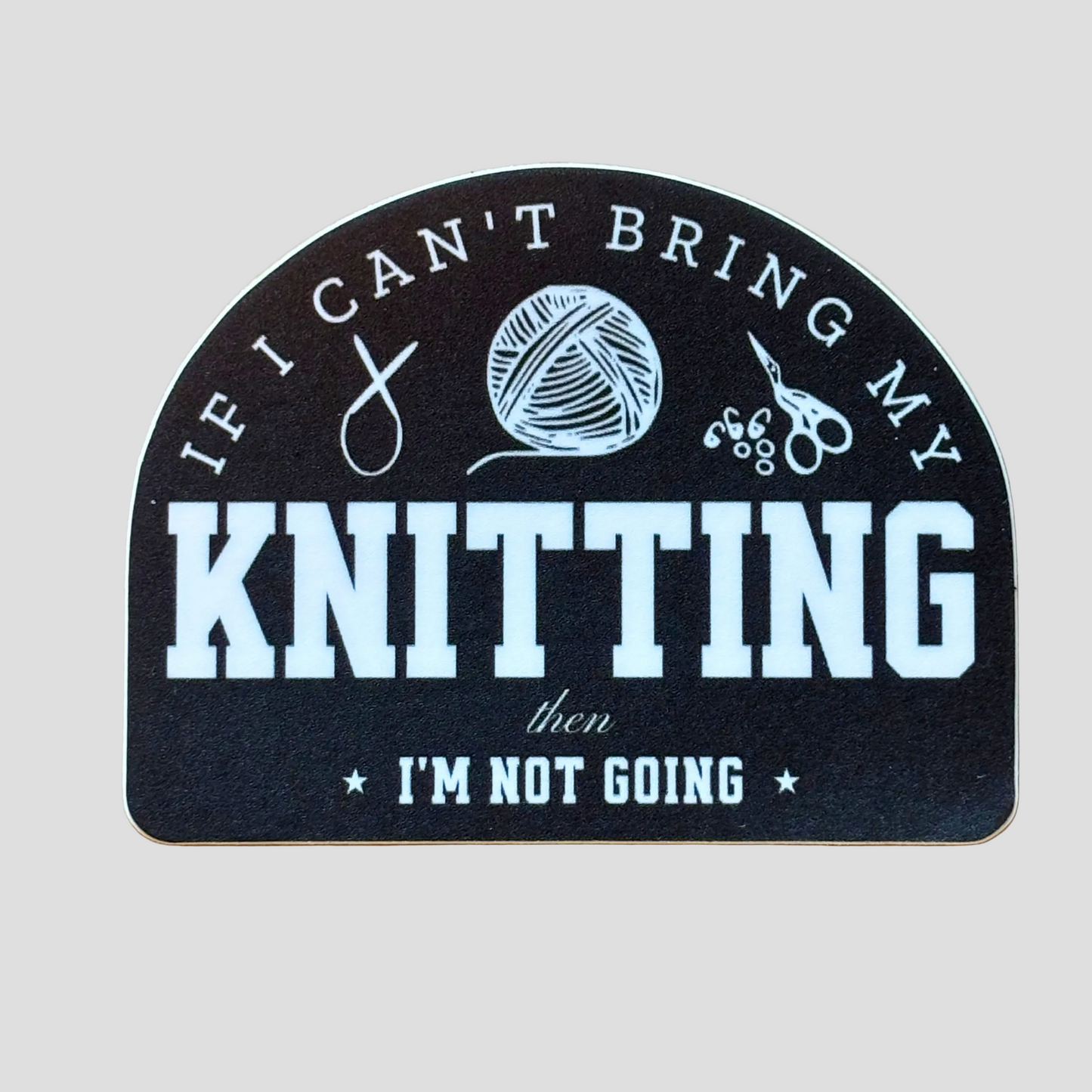 Vinyl Sticker Laptops, Bumpers Bring My Knitting Yarn Stash