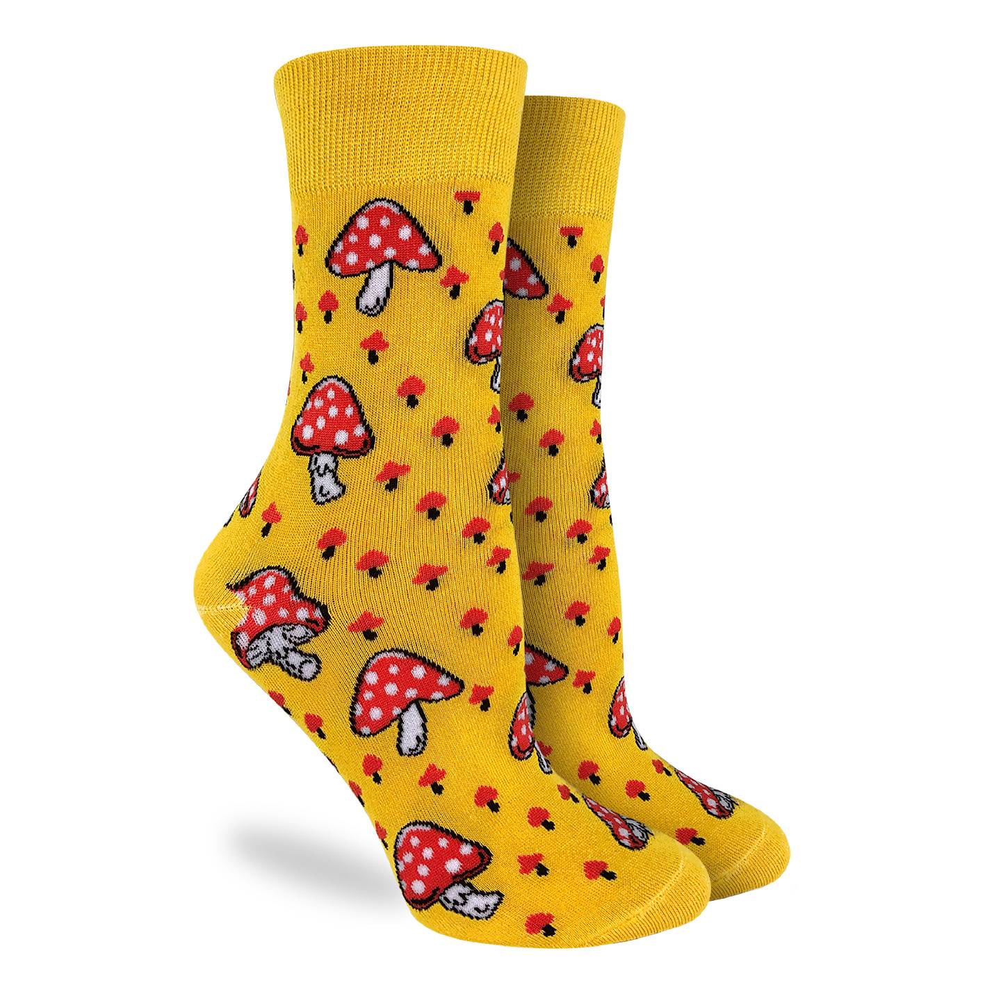 Good Luck Sock - Women's Amanita Mushrooms Socks