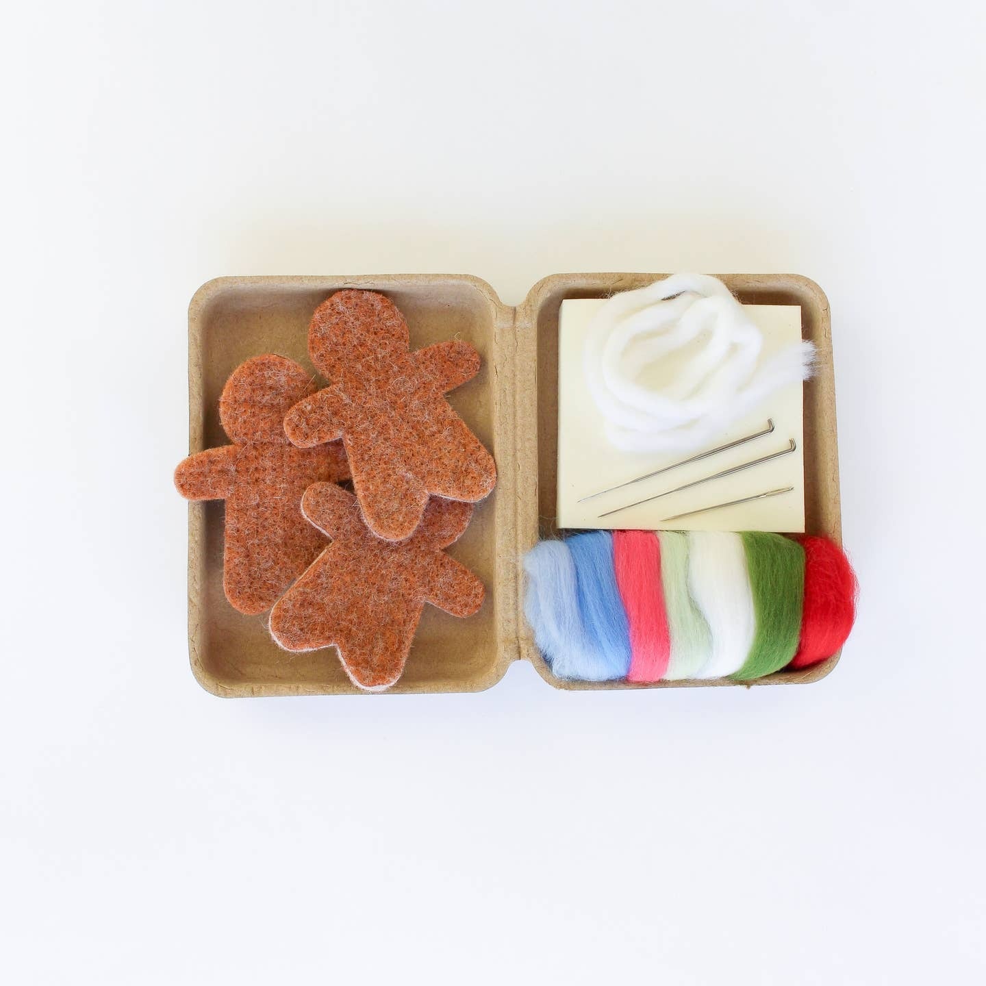 Gingerbread Person Felting Craft Kit