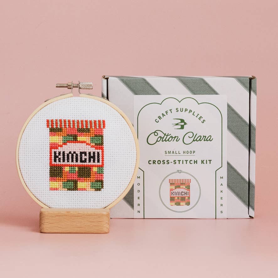 Cotton Clara Kimchi Cross Stitch Kit
