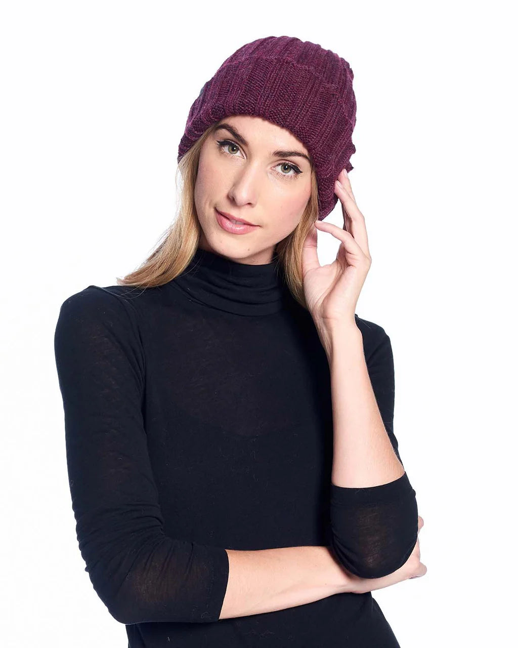 Shupaca Alpaca - Alpaca Beanie - Accordion - Marsala