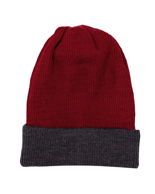 Shupaca Alpaca - Beanie - Rev Rib - Brick