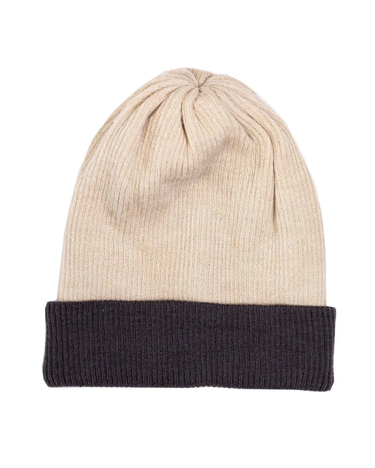 Shupaca Alpaca - Beanie - Rev Rib - Oatmeal