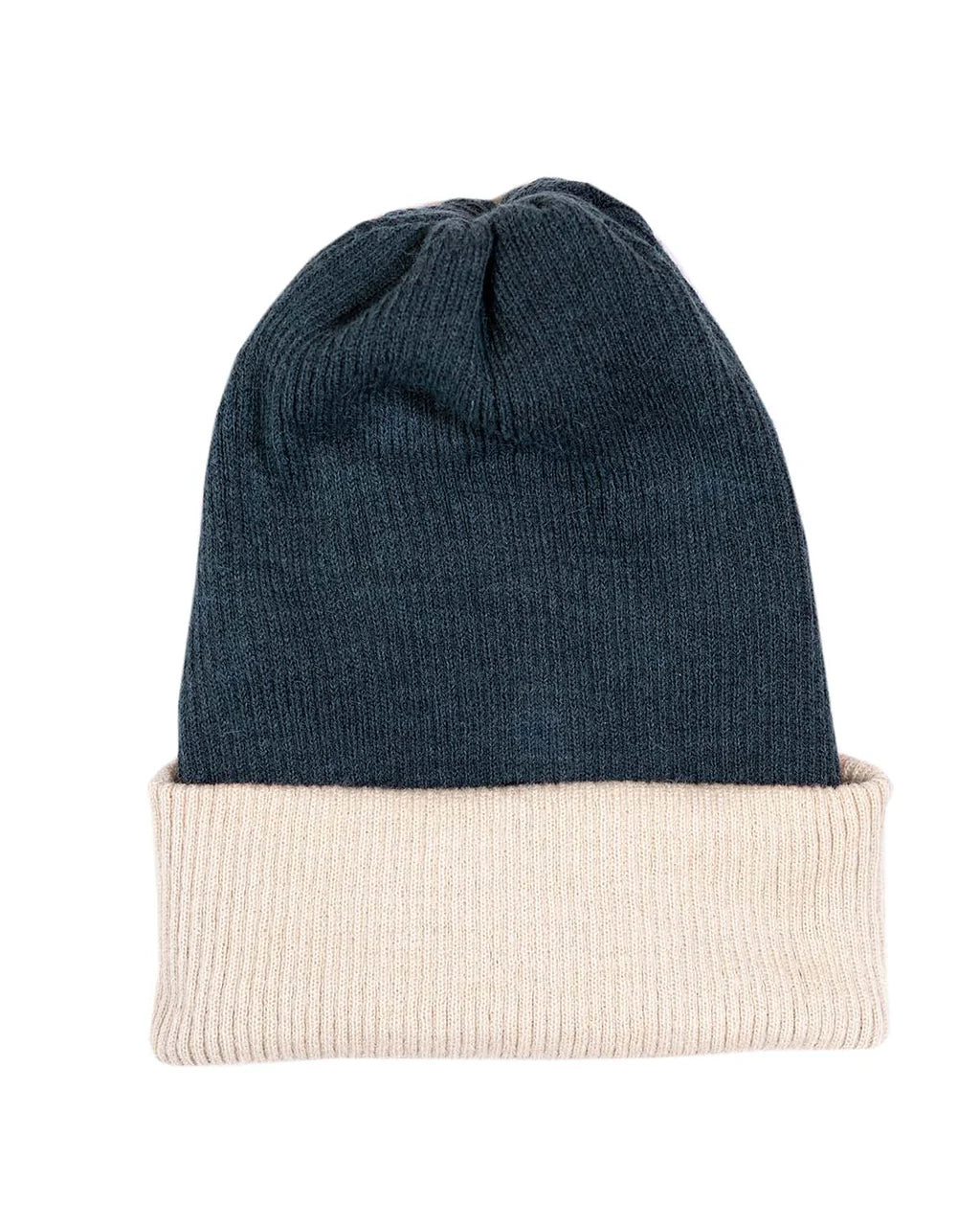 Shupaca Alpaca - Beanie - Rev Rib - Ocean Sand