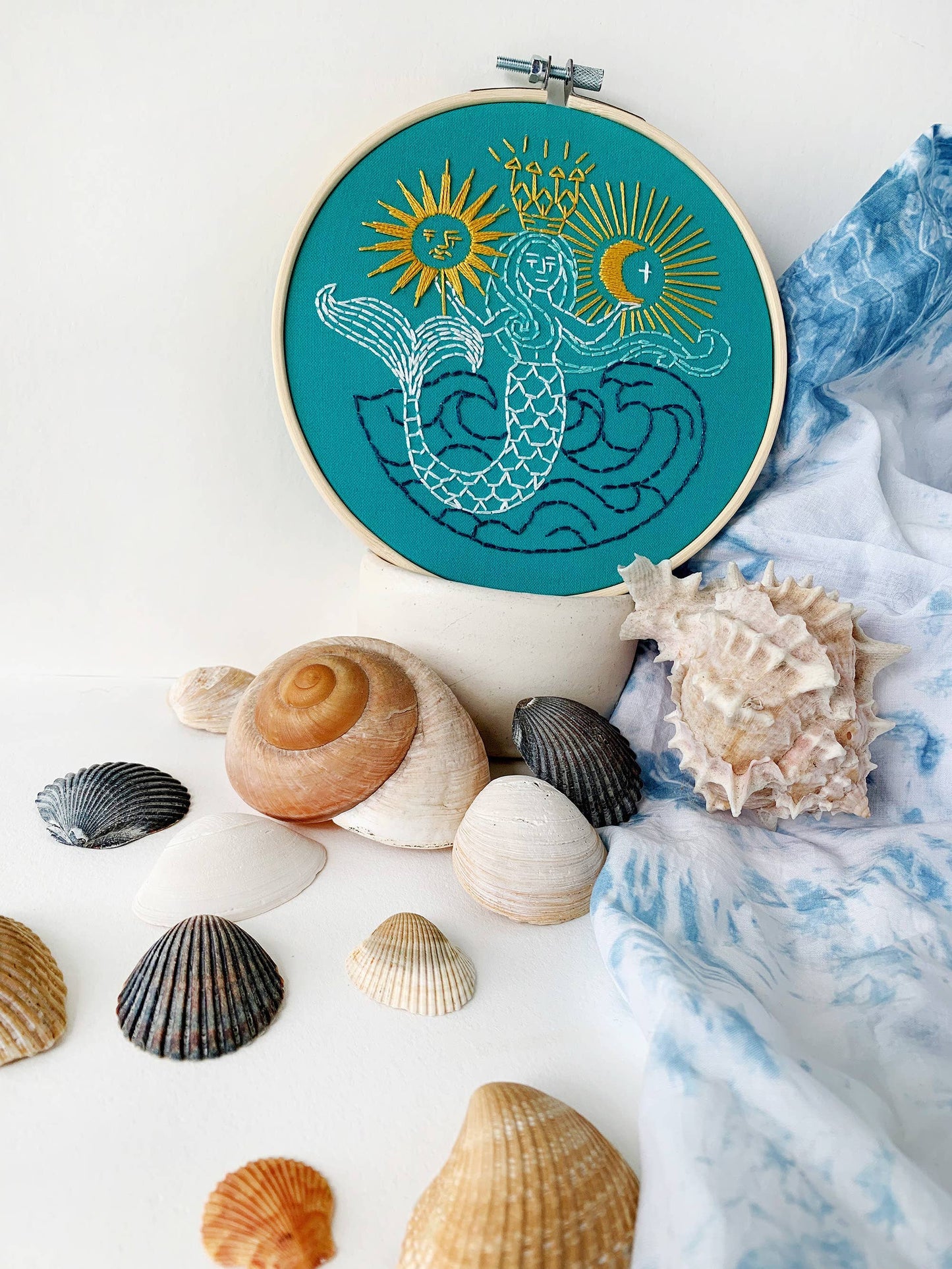 Rikrack Mermaid Embroidery Kit