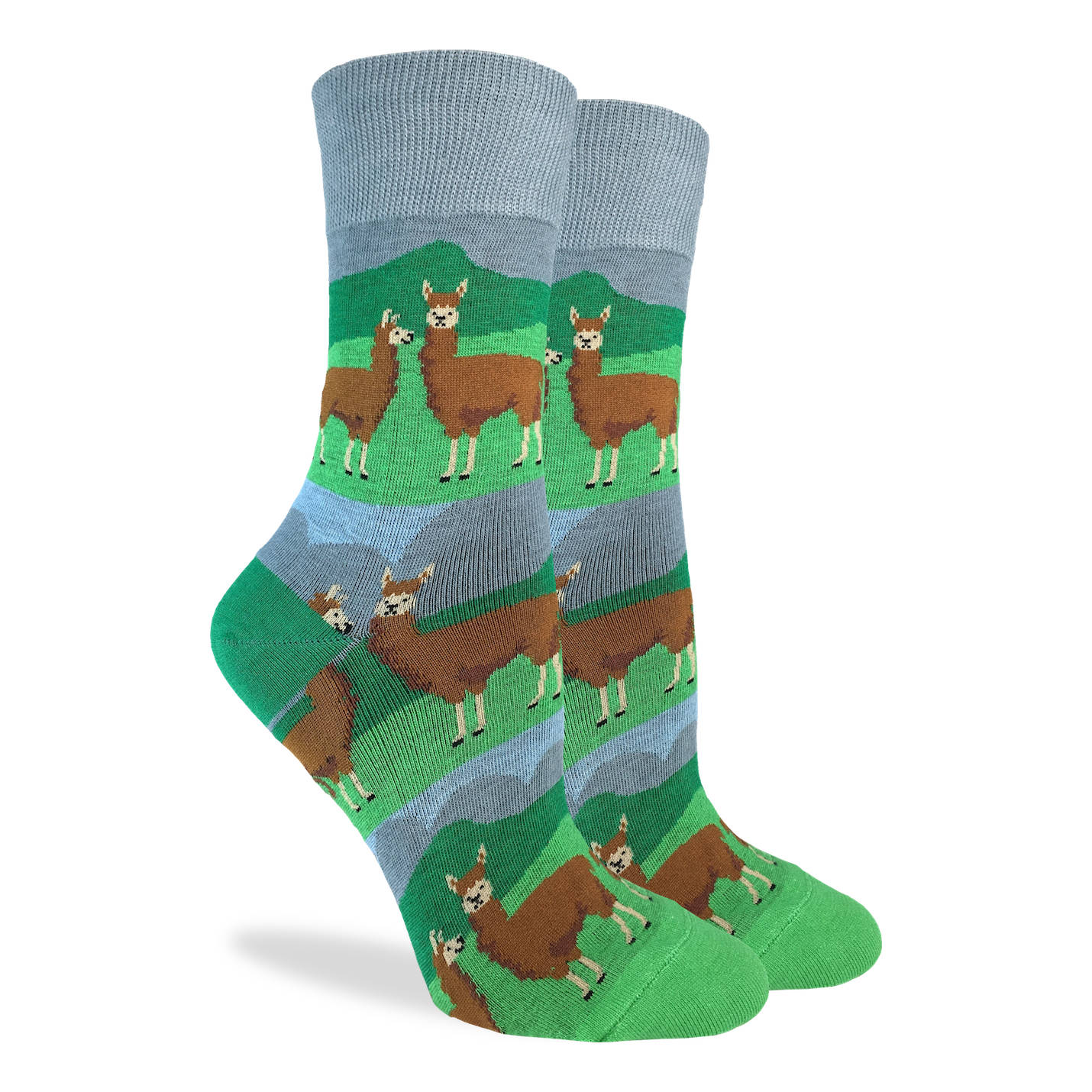 Good Luck Sock - Women's Prairie Llama Socks