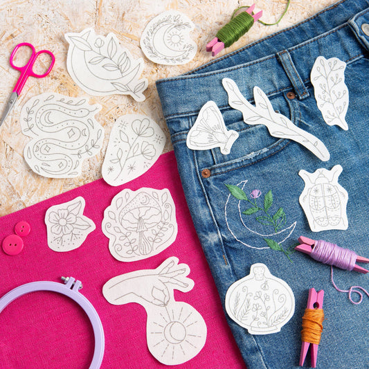 Moon Garden - Stick & Stitch Embroidery Pack