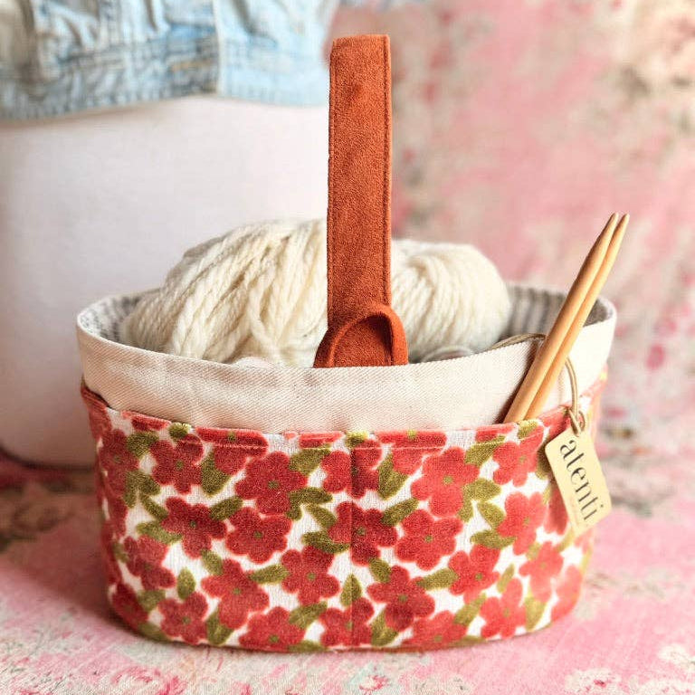 Atenti Velvet Daizy Caddy