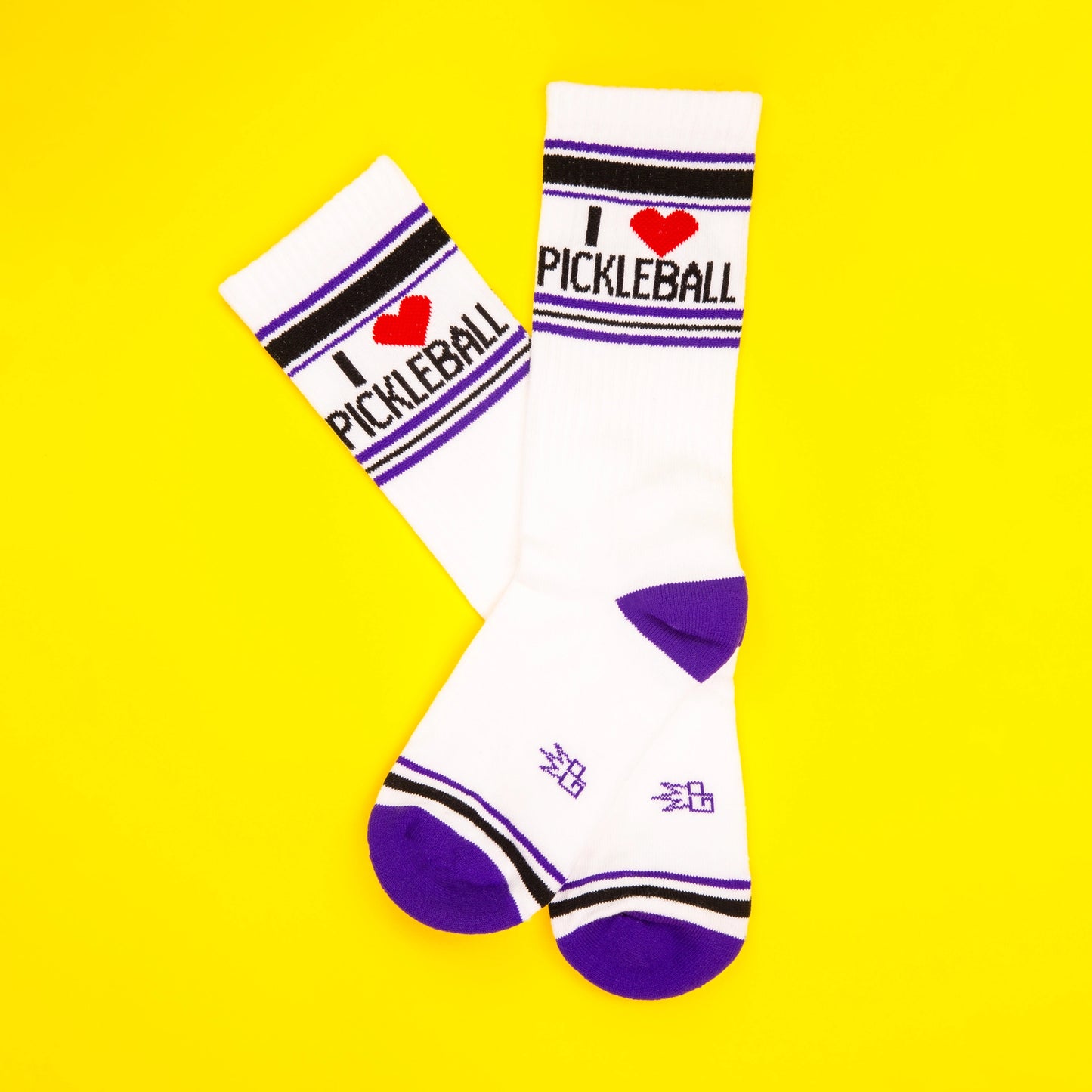 Gumball Poodle - I ❤️ Pickleball Gym Crew Socks