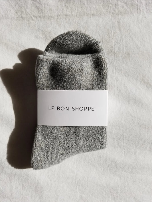 Le Bon Shoppe -  Cloud Socks - Heather Grey