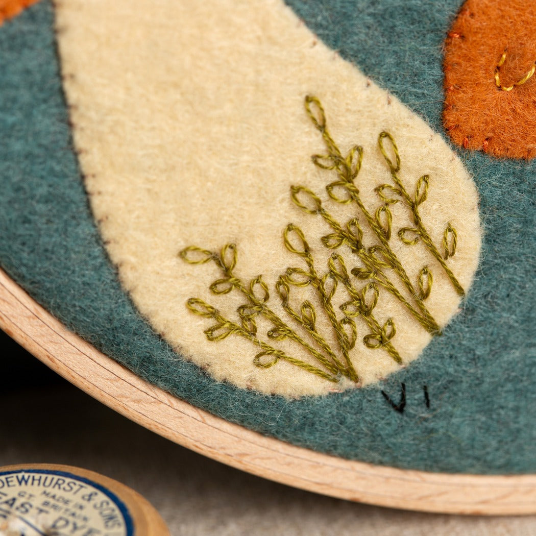 Corinne Lapierre Fungi Appliqué Hoop Craft Kit