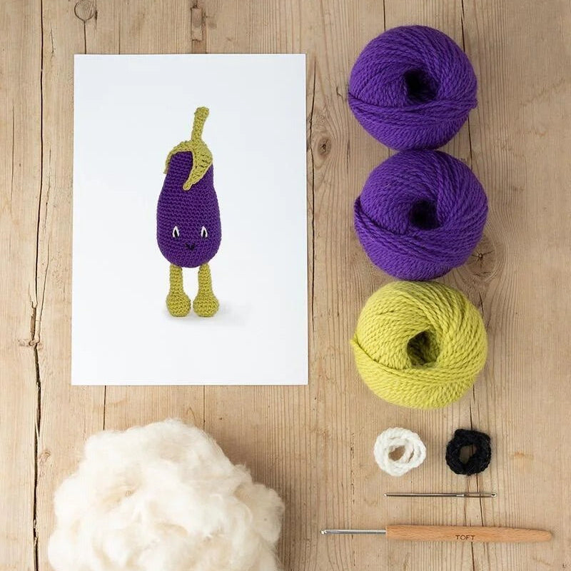 Toft Crochet Kit - Baby Aubergine