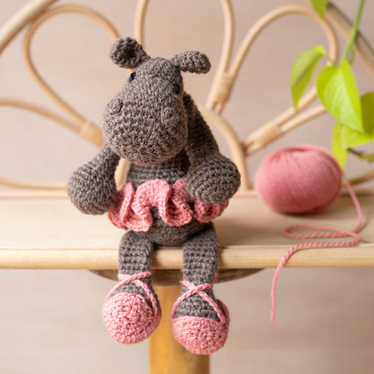Toft Crochet Kit- Ballerina Hippo