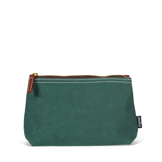 Maika Pouch - Waxed Hunter Green - Medium