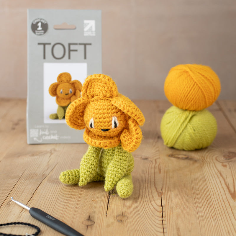 Toft Mini Crochet Kit - Mini Buttercup – Cast Away Yarn Shop