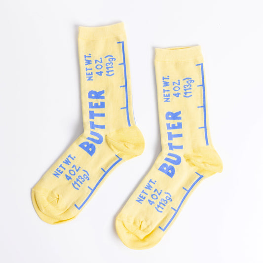 Yellow Owl Workshop - Butter - Small Crew Socks