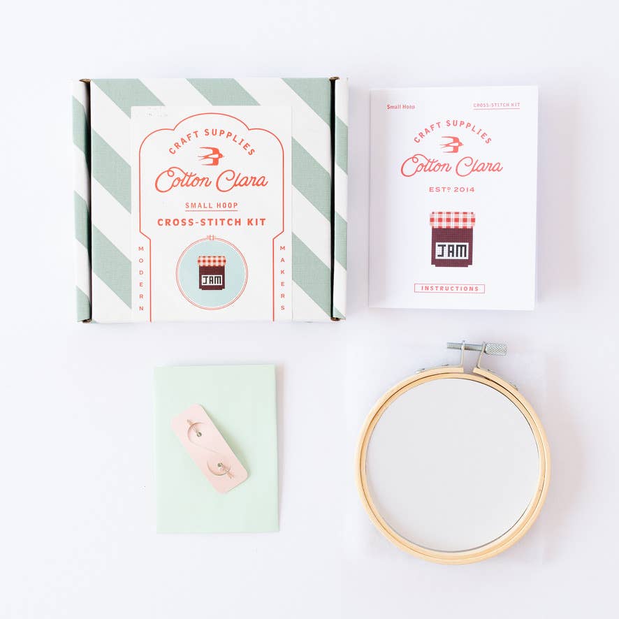 Cotton Clara Jam Cross Stitch Kit