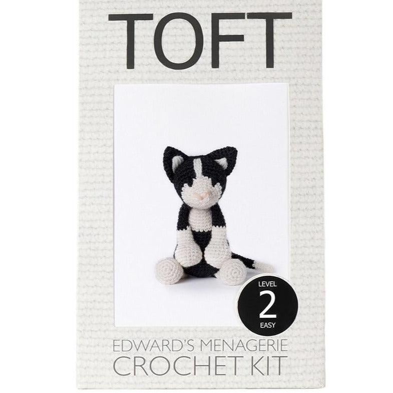 Toft Crochet Kit- Paddy the Black & White Cat