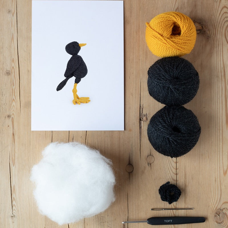 Toft Crochet Kit - Peter the Blackbird