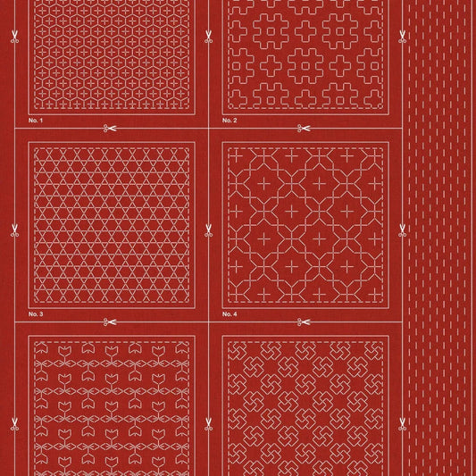 Sashiko Coaster Set "Part One"