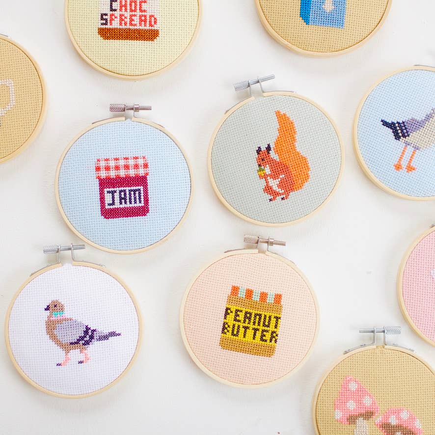 Cotton Clara Peanut Butter Cross Stitch Kit