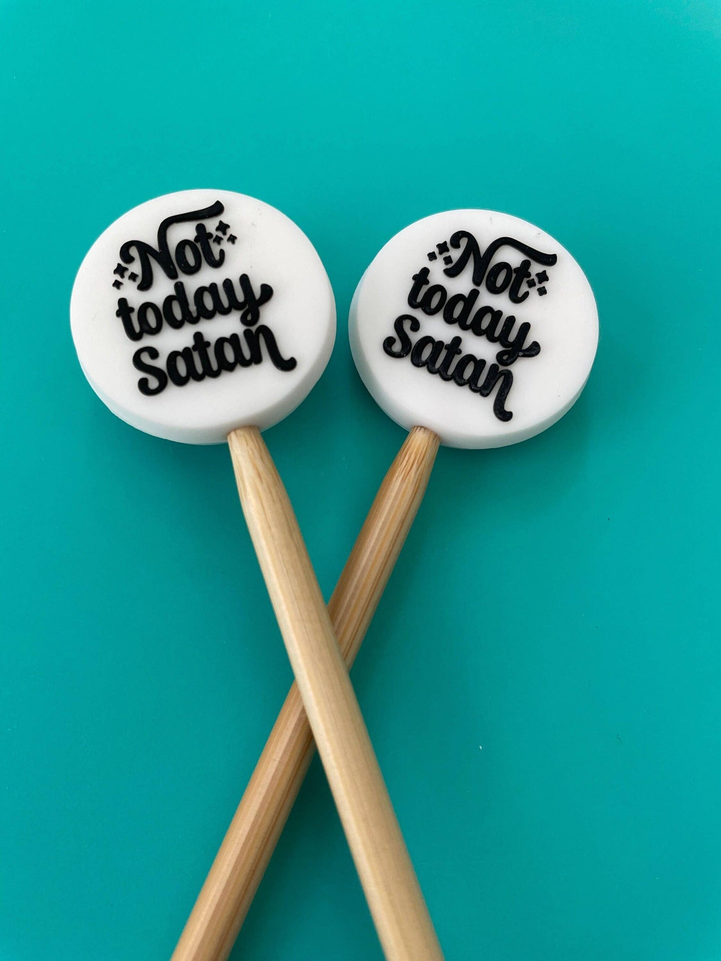 Halloween Not Today Satan Funny Goth Stitch Stoppers