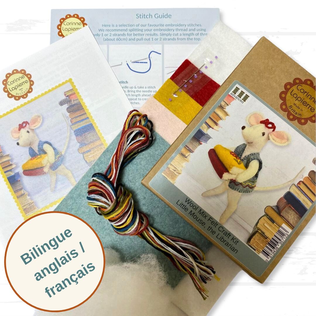 Little Mouse the Librarian Felt Craft Mini Kit