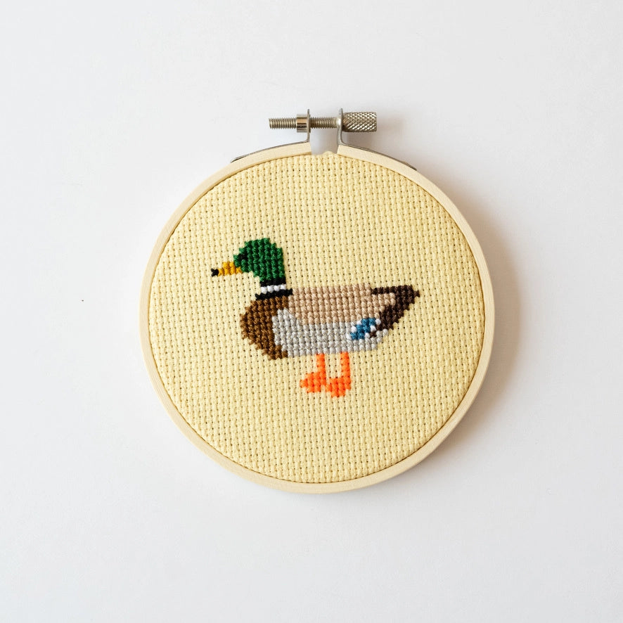 Cotton Clara Beginner Duck Cross Stitch Kit