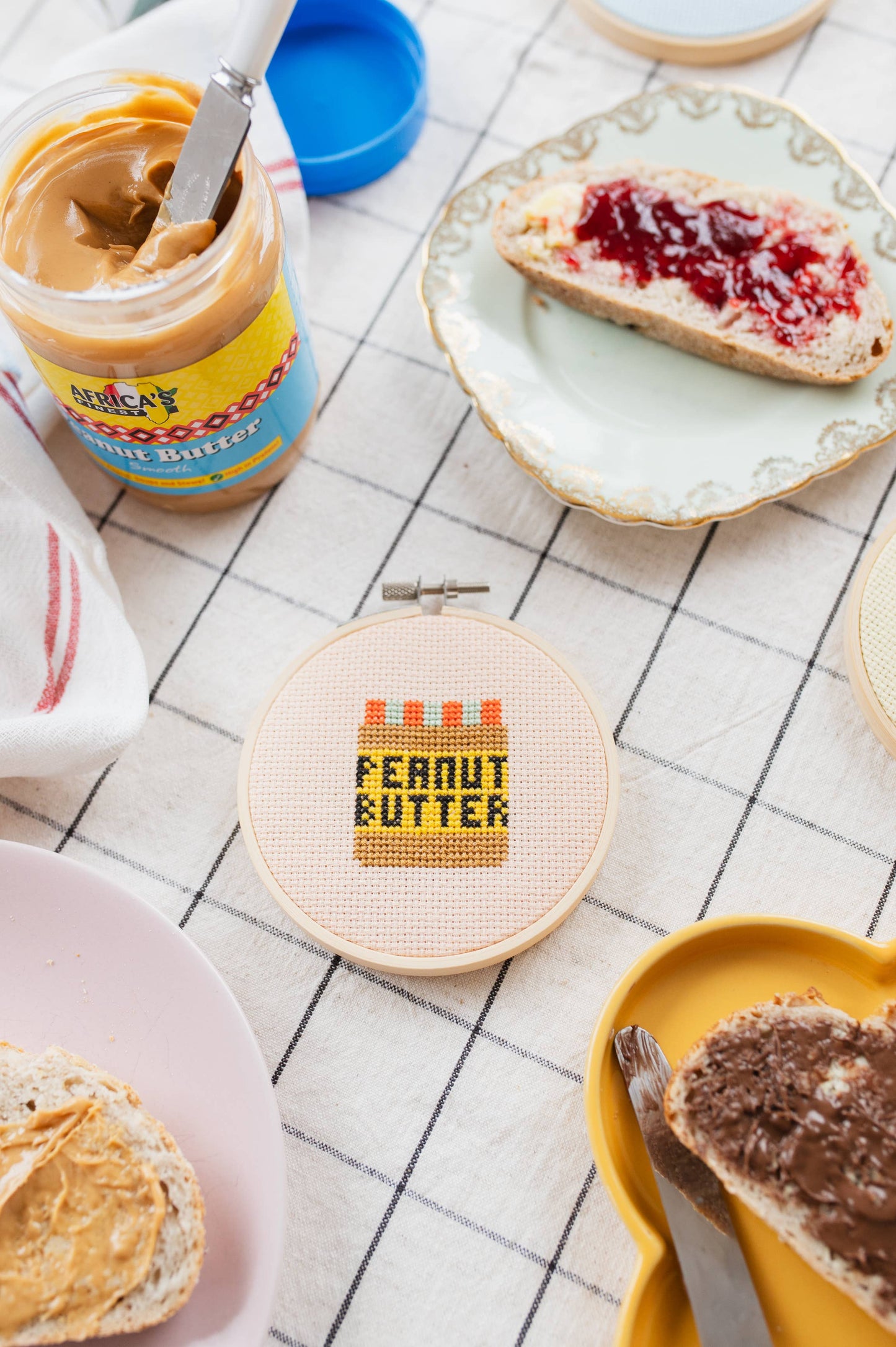 Cotton Clara Peanut Butter Cross Stitch Kit