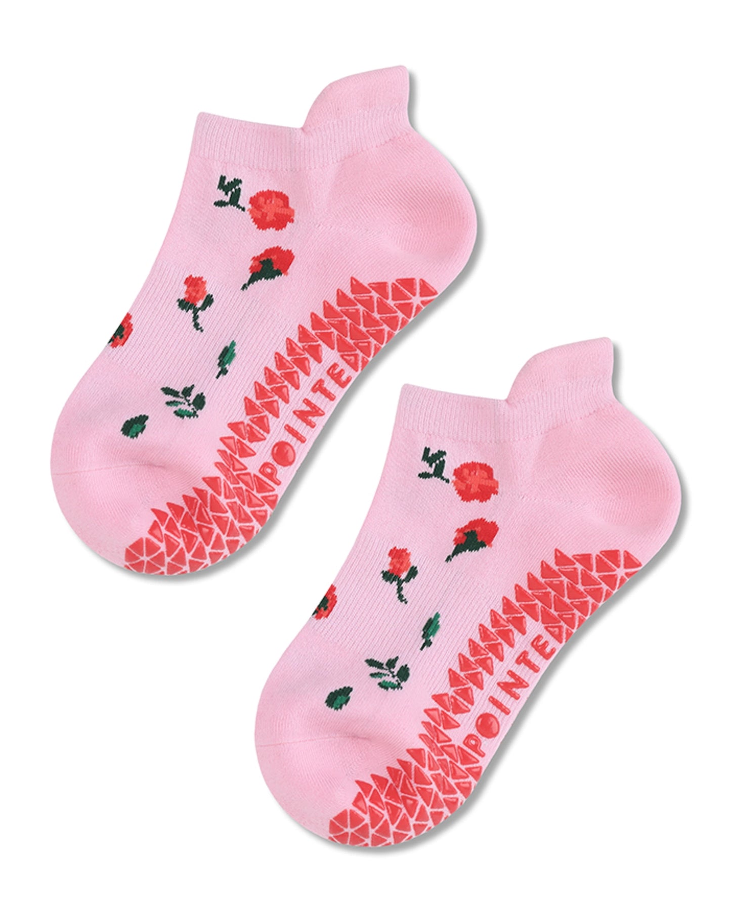 Pointe Studio - Women's Betsy Full Foot Grip Sock Pink