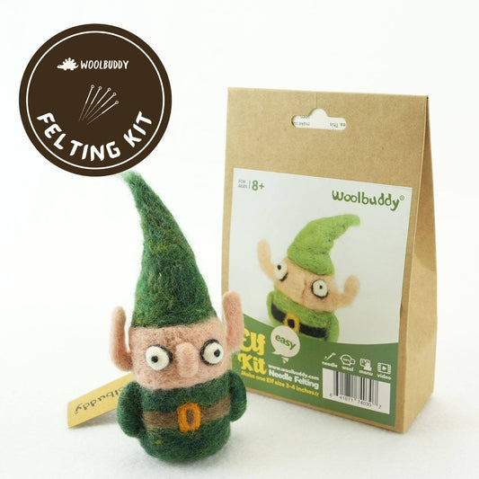 Woolbuddy DIY Needle Felting Kit - Elf