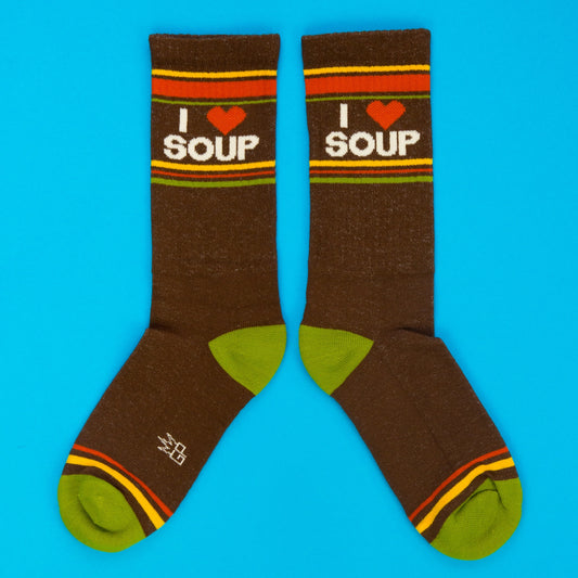 Gumball Poodle - I ❤️ Soup Gym Crew Socks