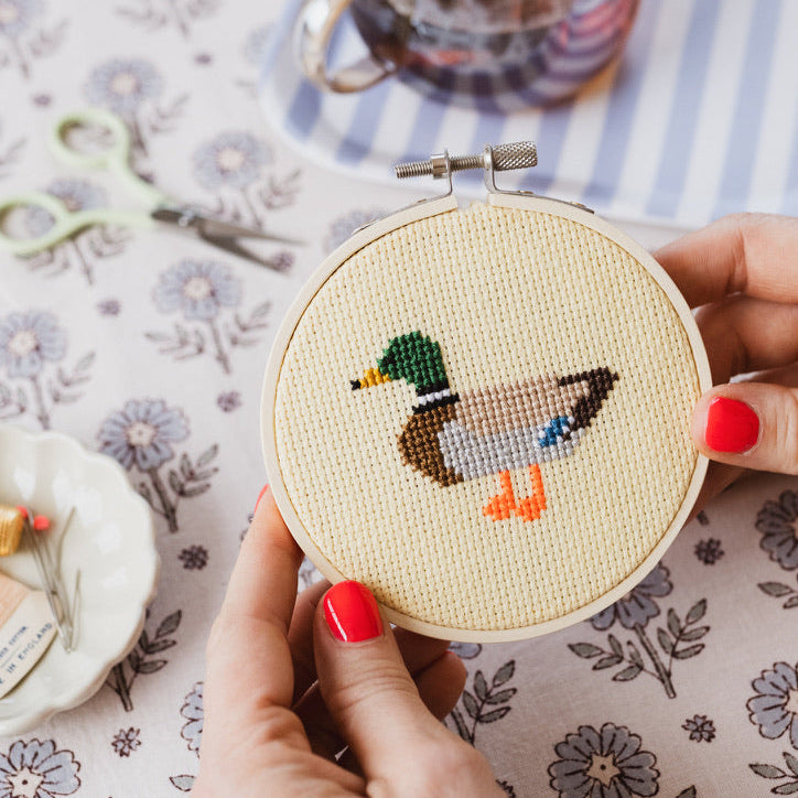 Cotton Clara Beginner Duck Cross Stitch Kit