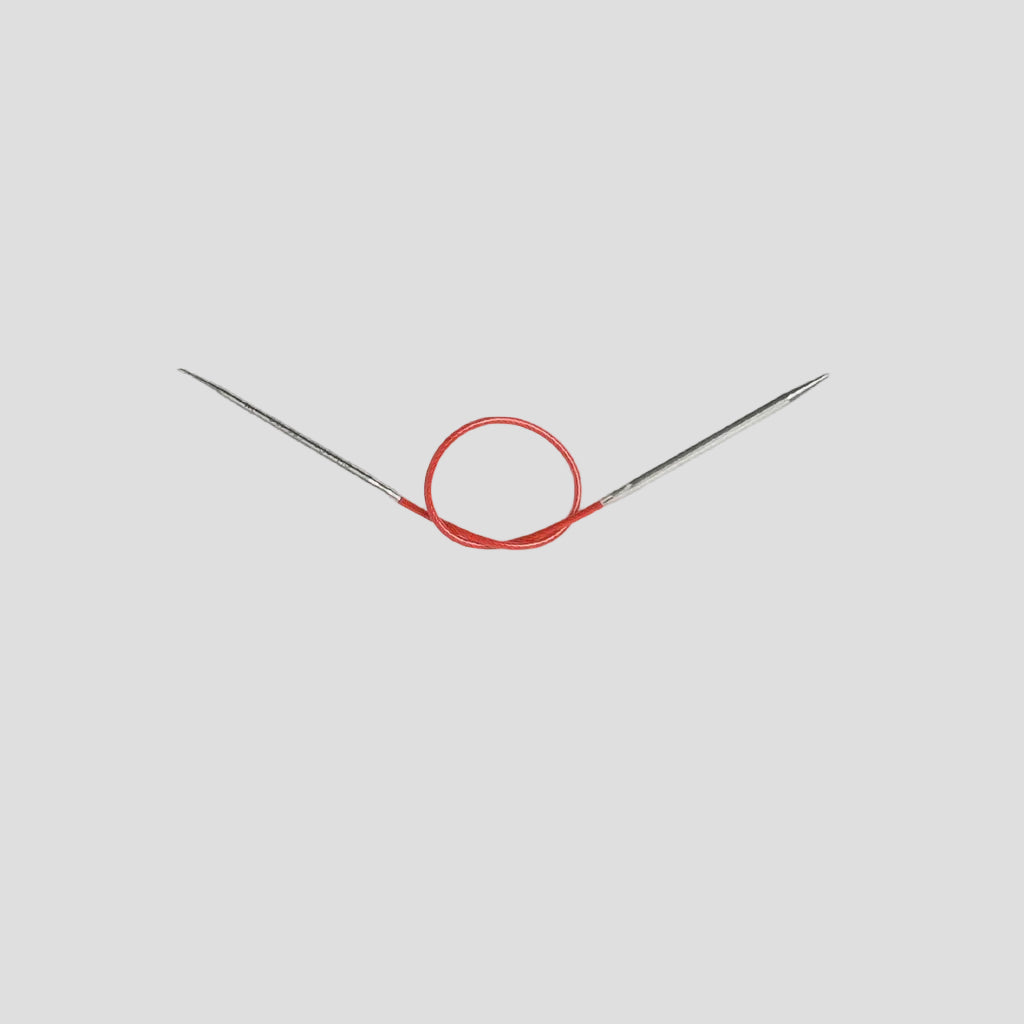 ChiaoGoo Knit Red Circulars 9"