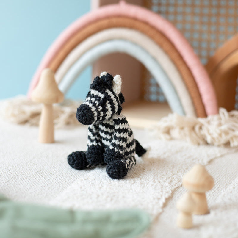 Toft Mini Crochet Kit- Alice the Zebra
