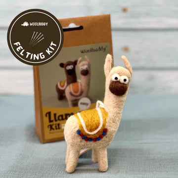 Woolbuddy DIY Needle Felting Kit - Llama