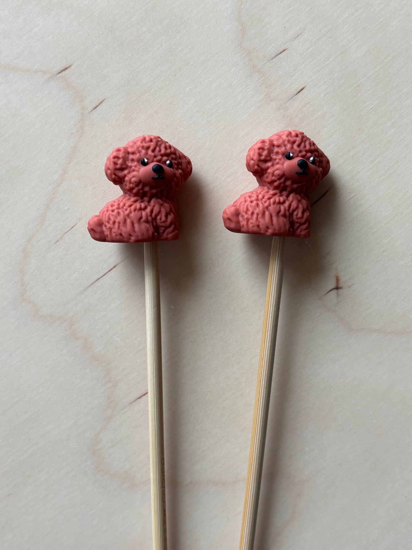 Golden Labradoodle Knitting Point Protectors