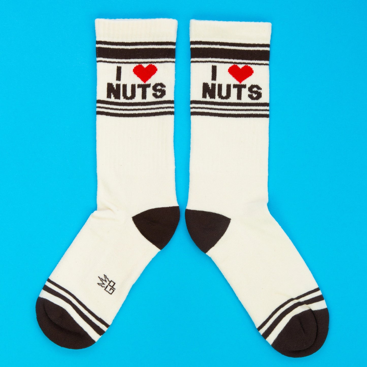 Gumball Poodle - I ❤️ Nuts Gym Crew Socks