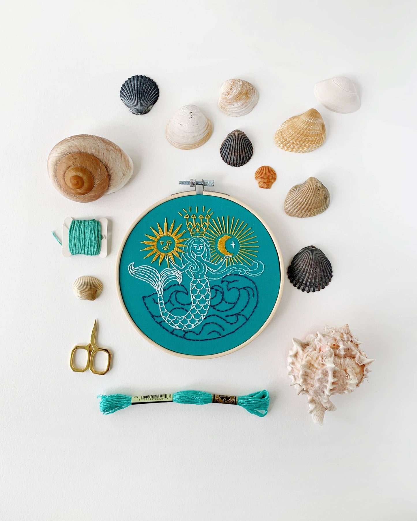 Rikrack Mermaid Embroidery Kit
