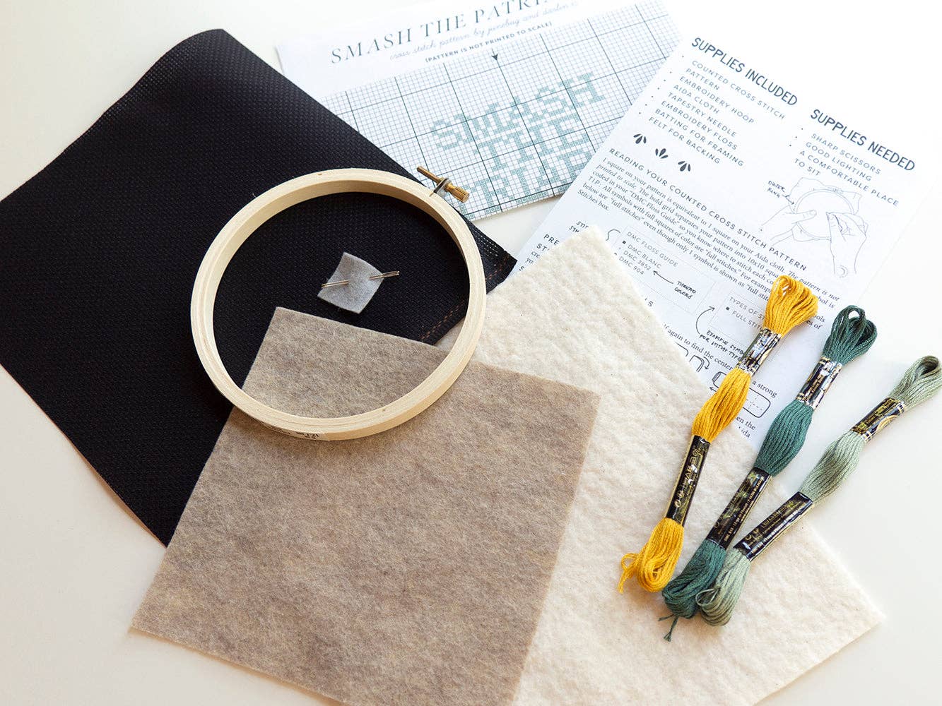 Smash the Patriarchy Cross Stitch Kit