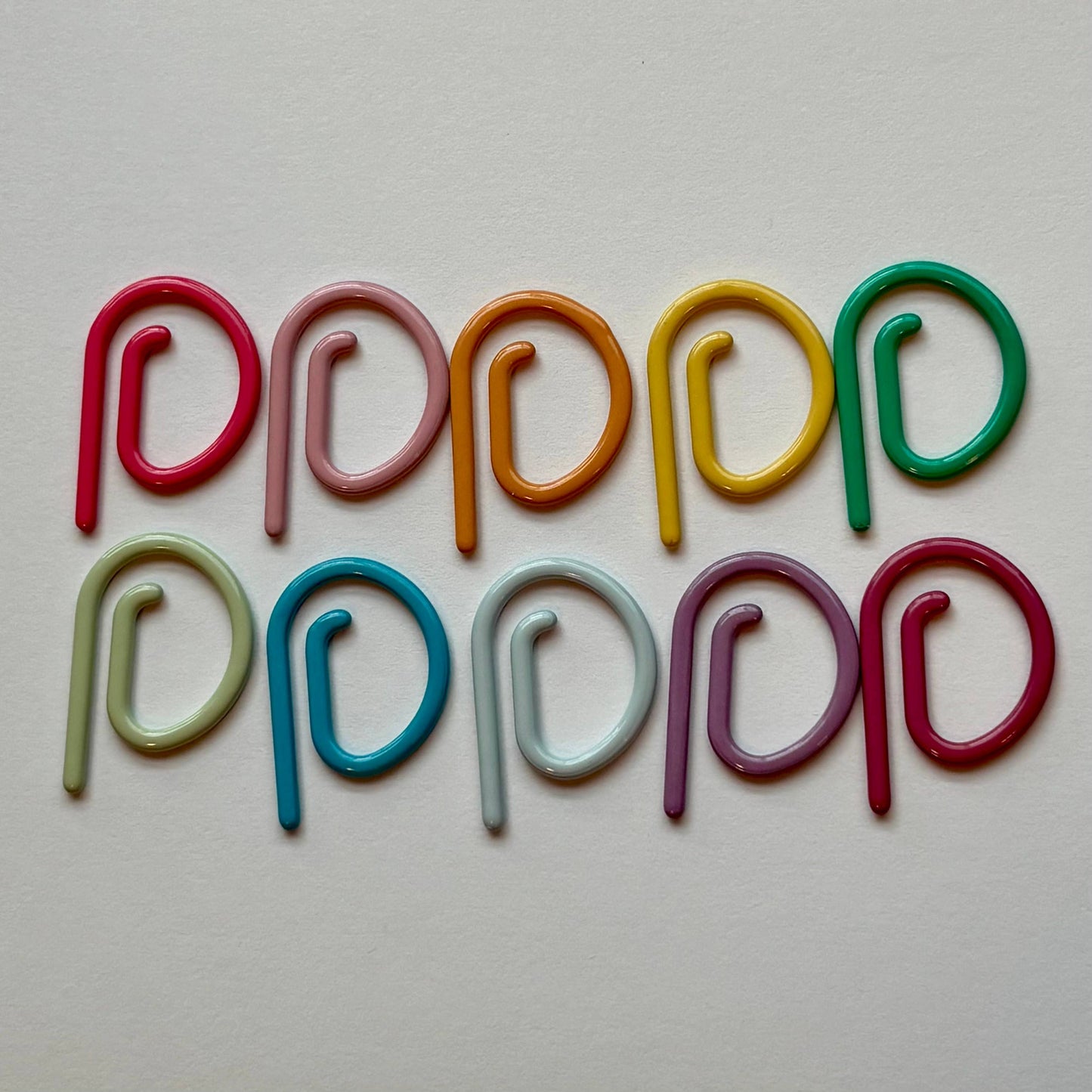 Comma Craft Basic Stitch Markers P Markers - Rainbow