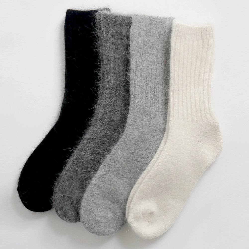 ELMNTL Super Soft Wool Socks - Cream