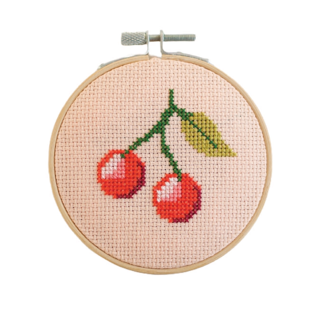 Cotton Clara Beginner Cherry Cross Stitch Kit