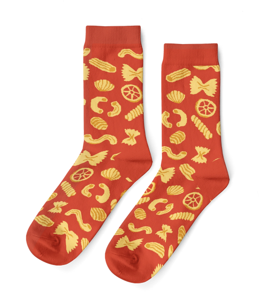 Yellow Owl Workshop - Pasta - Small Crew Socks