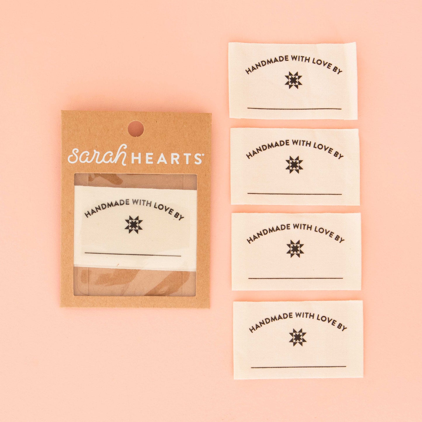 Handmade with Love Organic Cotton Write-In Sewing Labels