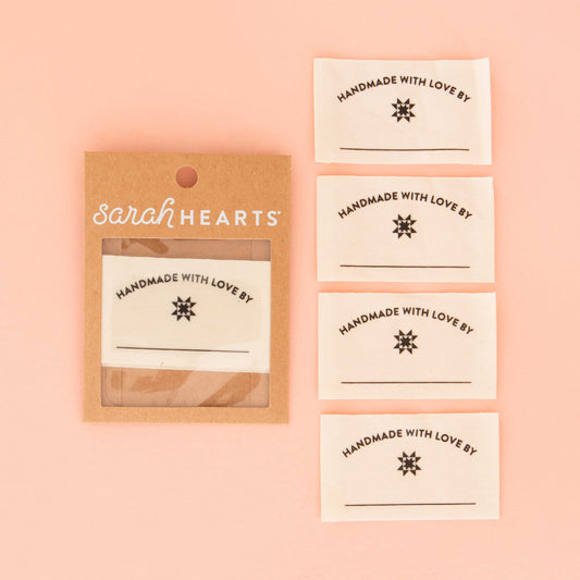 Handmade with Love Organic Cotton Write-In Sewing Labels
