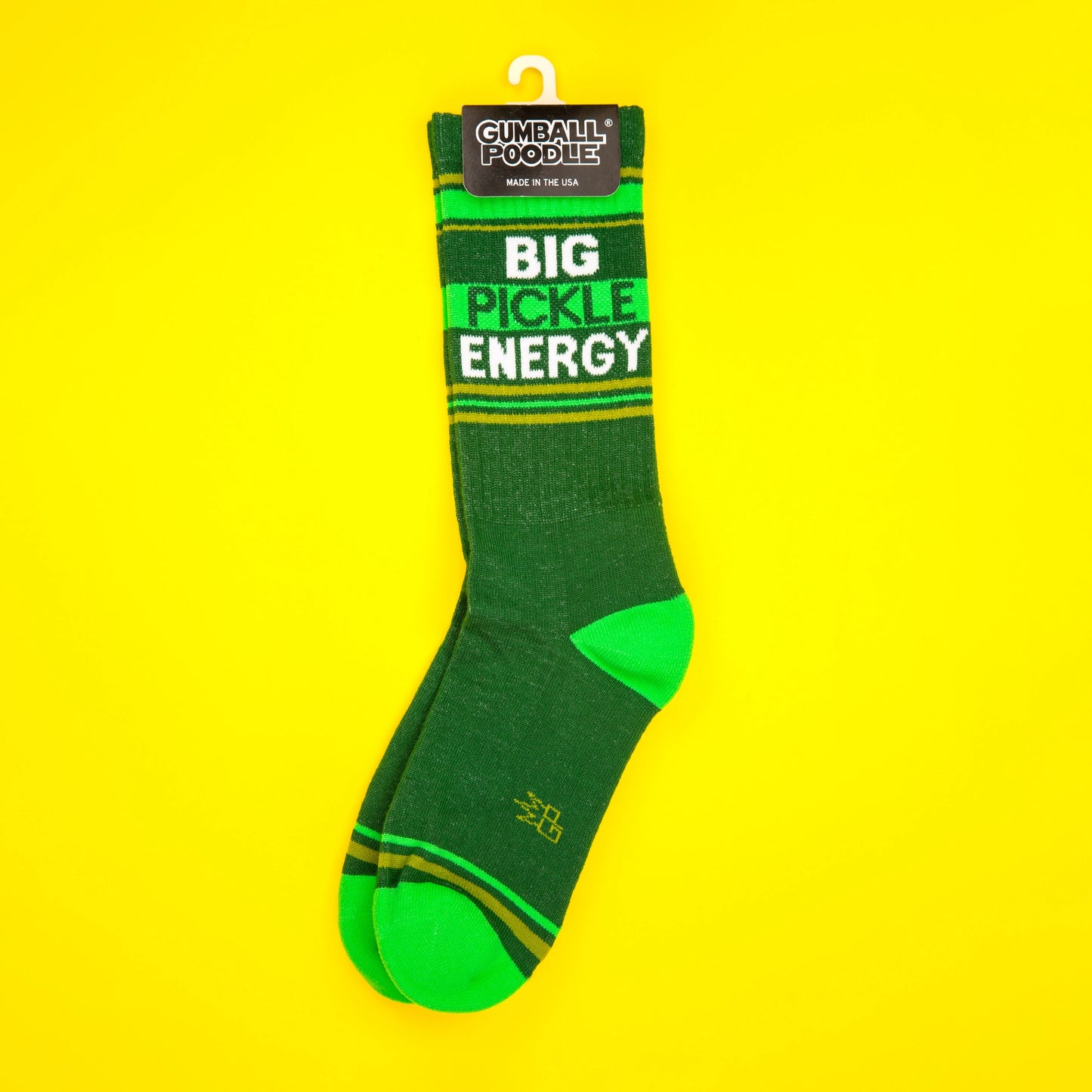 Gumball Poodle - Big Pickle Energy Gym Crew Socks