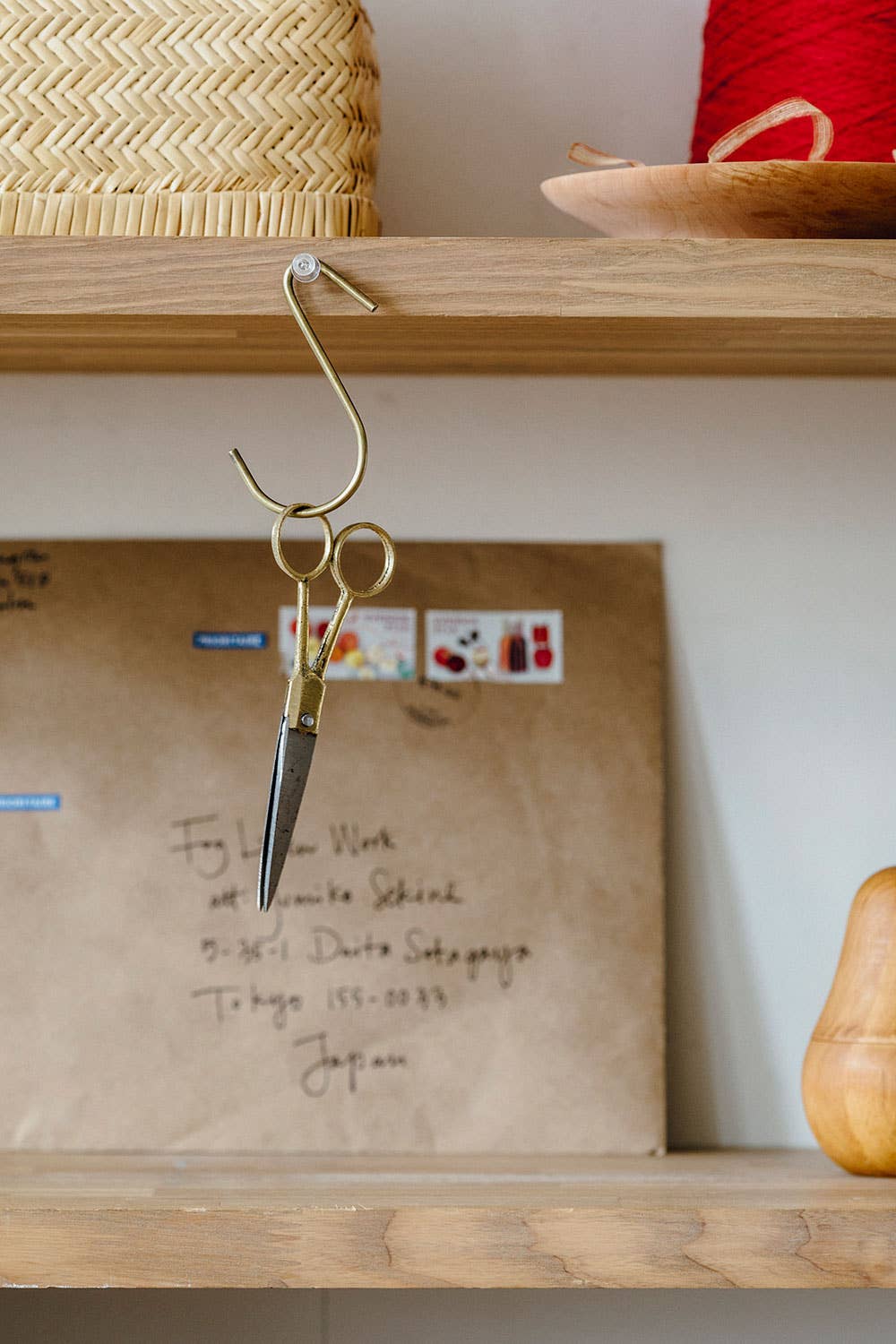 Brass Handle Scissors - Small