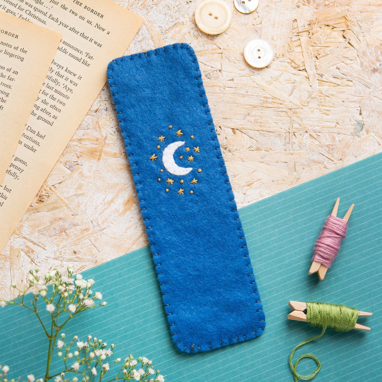 Hare Bookmark Complete Felt Craft Kit