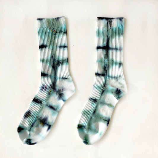 Merle Works - Scoot Tie-Dye Dressy Sockss